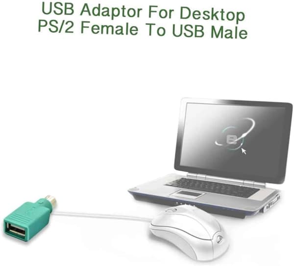 USB til 2 Mus Adapter Konverter Adapter til Stationær Computer Ingen Drivere Nødvendige
