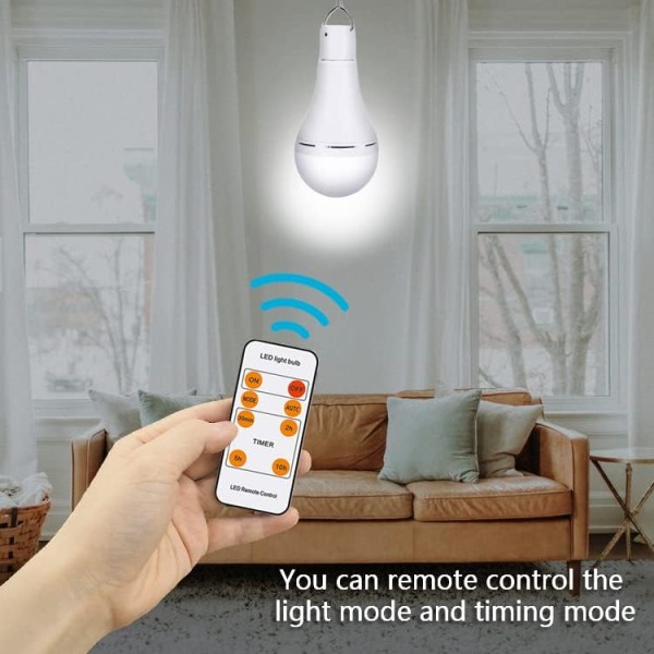 Aurinkolamppu LED-hätävalolamppu 9W kannettava retkeilyvalo kaukoajastimella, valaistusanturilla, USB latauksella ja aurinkoenergialla