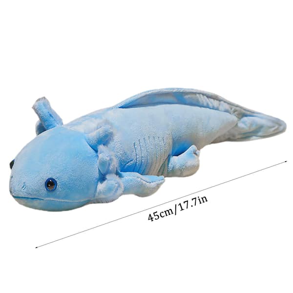 45 cm Salamander Plyschleksak Fylld Plyschkudde Barnpresent (Blå)