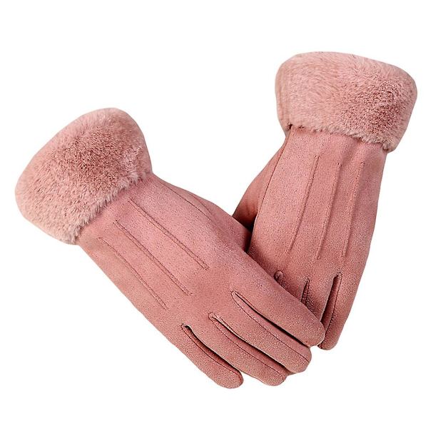 Löpvante Vinter Sportvantar Dam Kalla Väder Vantar Varmast Vantar Rosa M Pink M