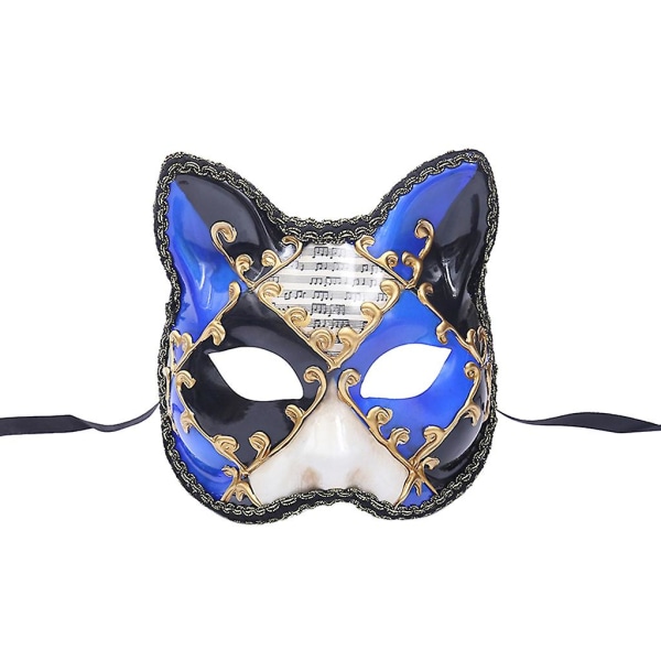 Halloween Masks Party Costume Accessories Masquerade Cosplay Animal MasksBlue