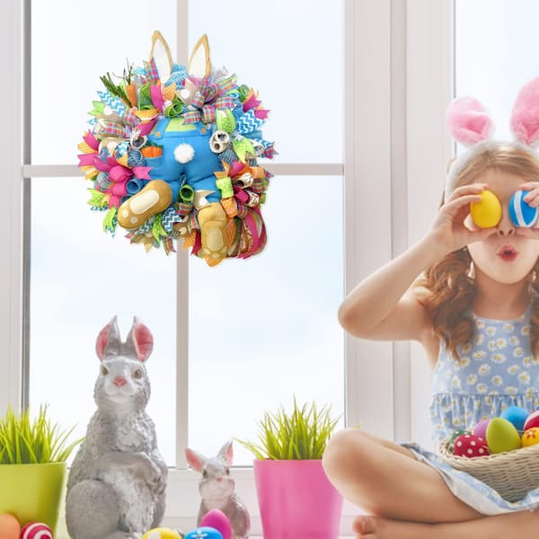 Easter Wreath Front Door, Easter Wreath, Bunny Easter Wreath, Cute Bunny Butt Door Wreath, Artificial Easter Wreath Decorations