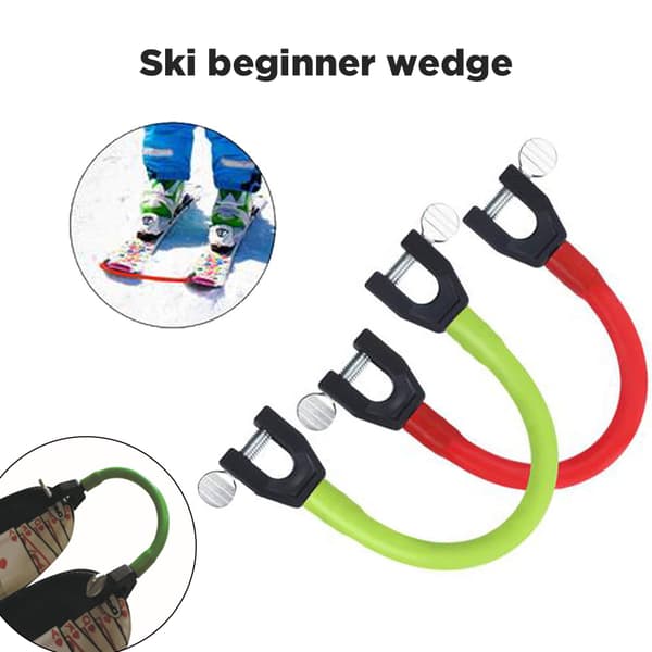 Removable Elastic Latex Ski Clip for Outdoor Training, Beginner Aid