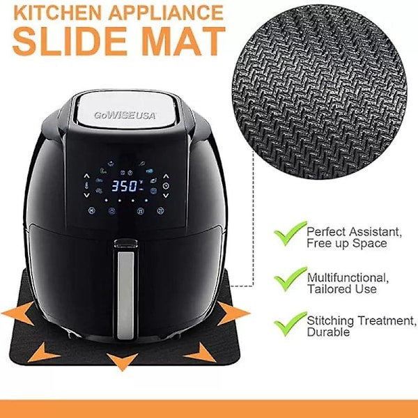 KitchenAid Mixer Mover Artisan Stand Mixer Blender Anti-slip Pad, Gummipude til 4,5-5 L/6-8 L Køkkenapparater L Sort kant