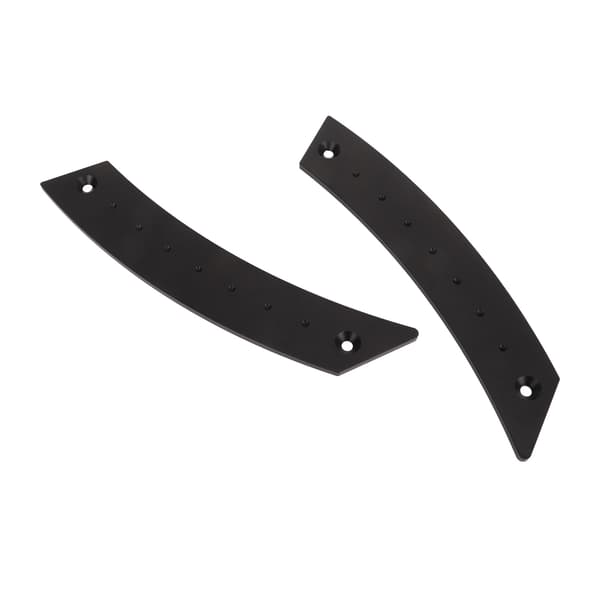 2. Dørpanelhåndtaksett Aluminiumlegering Arbeidsbesparende Høy Styrke Rustfri for Biler Svart