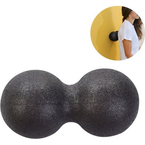 EPP massage ball for acupuncture points, 8 x 16 cm, black