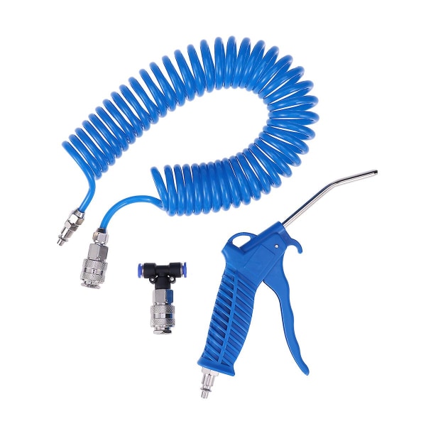 Bilrengøring Interiør Køretøjsluftkompressorværktøj Auto højtryksblæserfjernelsesværktøj Car Air Bl Blue