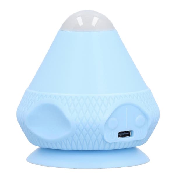 Mountable Massage Ball Suction Cup Wall Massager Vibration Heated Back Massager for Trigger Points Deep Tissue Neck Fascia Relaxation Blue