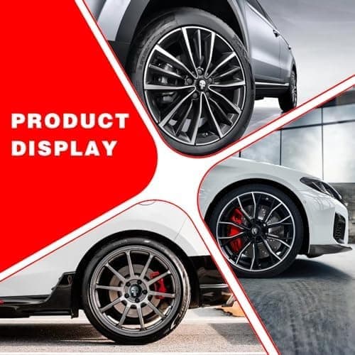 4pcs Car Hubcap Decal, 5.6cm High Temperature Paint Metal Material Grazing Skull Design Personalized Decal, Car Modification