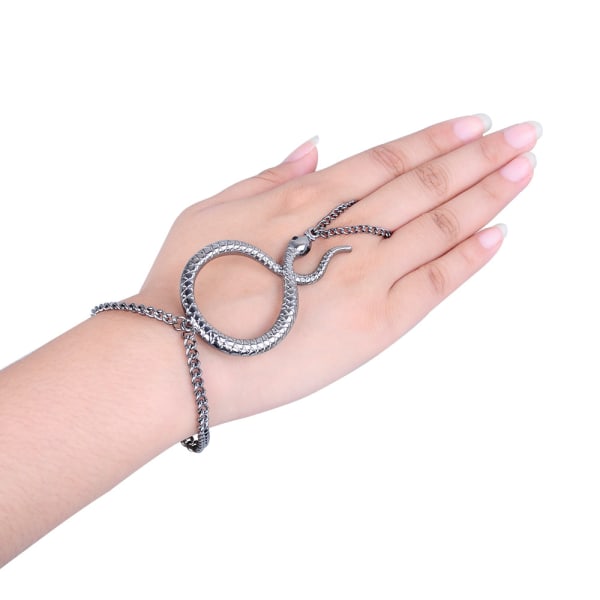 Full Finger Rings Bracelet Knuckle Ring Harness  Hand Adjustable Statement Rings Jewelry for Women and Girls