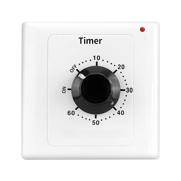 Switch Socket Countdown Timer Control Controller Wall Mechanical Countdown Timer Switch Easy to Install Multicolor 15A60 minutes 15A60 minutes