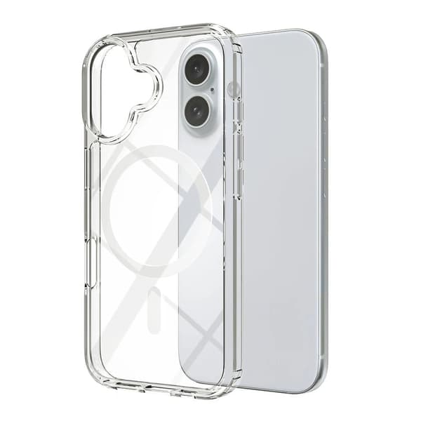 iPhone 16 Plus Magnetiskt Mobilskal Magsafe Kompatibelt Transparent