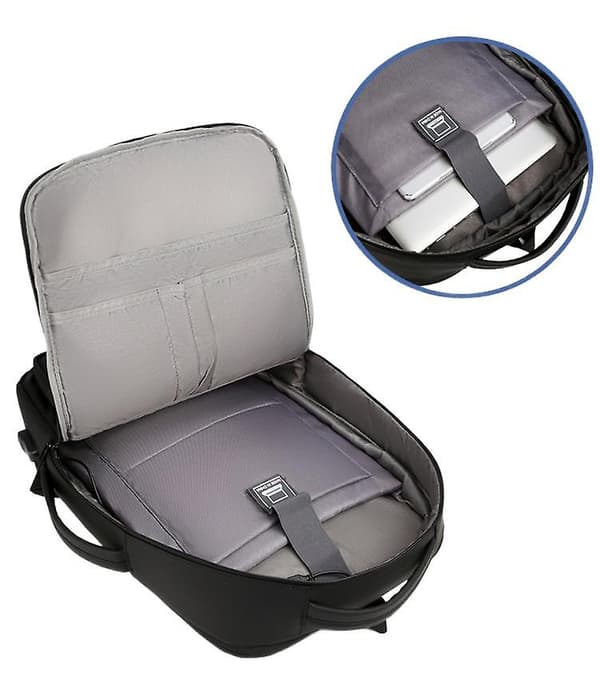 Multifunctional Backpack Men, Rechargeable, Portable Business Backpack, Men's Laptop Backpack, GREY