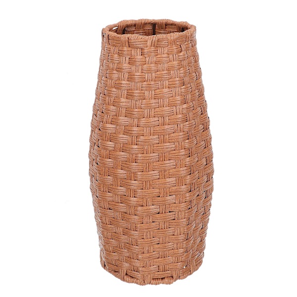 Hääkoristeet Meriheinän Vaasi Kudottu Kukkakoriste Wicker Vaasi Koristeellinen Kukkakori Ruskea 34x15c