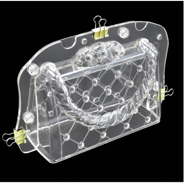 3D dam handväska polykarbonat form för bröllop hembakningsverktyg dekoration