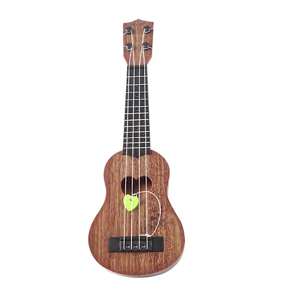 Begynder Ukulele Guitar Træ Ukulele Klassisk Musikinstrument Legetøj Gave til Børn Coffee38x12.5cm