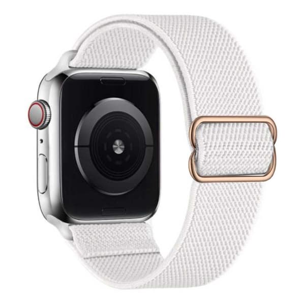 Apple Watch 38/40/41 Armband Nylon Vit