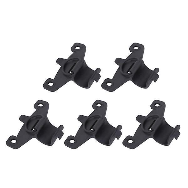 5 stk. Hanger Holder Vejhjuls Pump Holder Cykelpumpe Holder Pump Mount Cykelpumper Sort 8X6CM Black 8X6CM