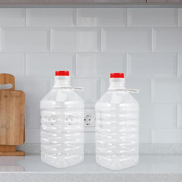 4-pack matoljedispenserflaskor 2,5L bärbara vattenkannor för camping utomhus vattenförvaringsbehållare
