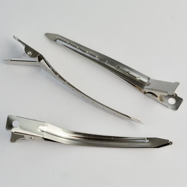 Ankenebbklemmer, rustfrie metallklemmer med hull