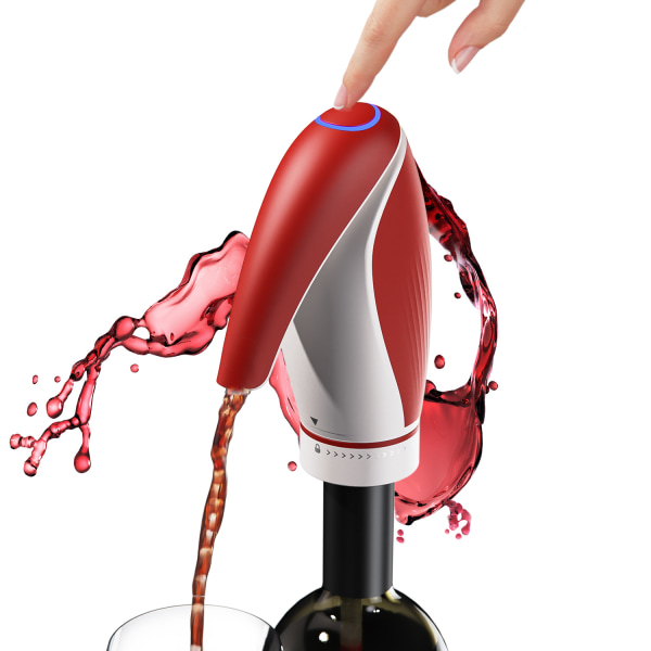 Electric decanter wine dispenser, automatic wine inflator, family gathering gift intelligent charging decanter, red