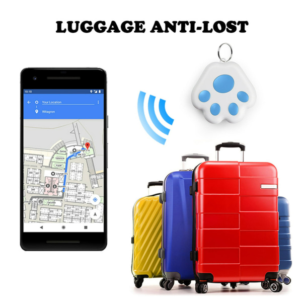 Smart GPS Tracker med Bluetooth Anti-Lost Alarm Locator