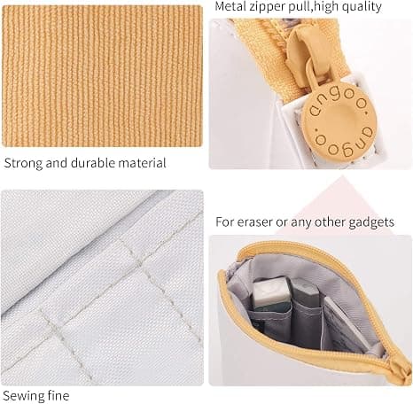 Pencil Case Standing Stationery Bag Telescopic Pencil Holder