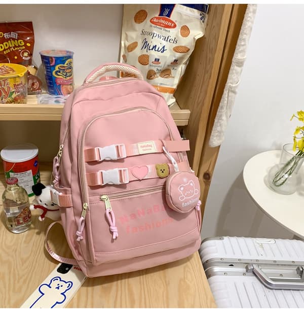 Skoleveske for kvinner Barn Skulderveske - Rosa
