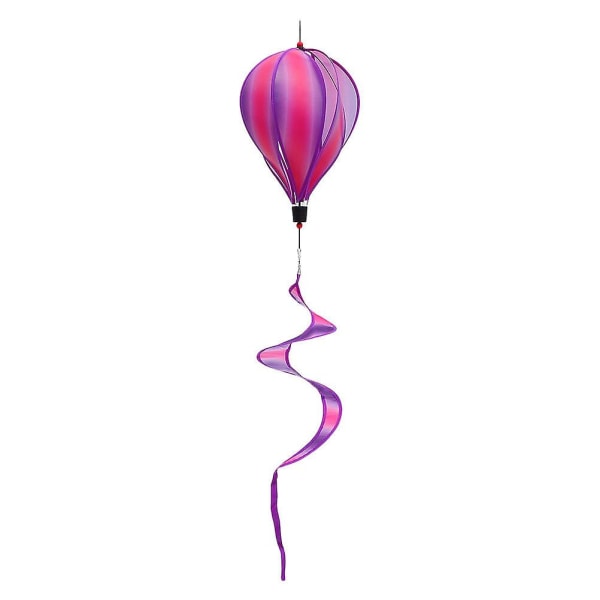 Färgglada Varma Luftballonger Tyg Vindspinnare Utomhus Förskolehängande Dekoration Lila 120X27CM Purple 120X27CM