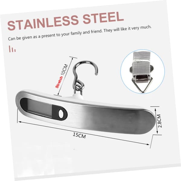 Portable Scale, Portable Handheld Luggage Scale, Suitcase Scale, Fishing Scale, Suitcase Weight Digital LCD Display Backlight