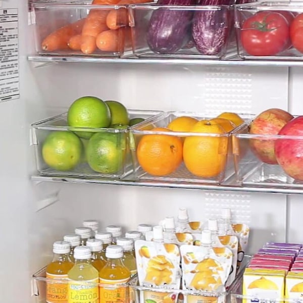Køkken Køleskab Desktop opbevaringsboks Transparent frugt og grøntsager drikkevare opbevaringsboks Cosme