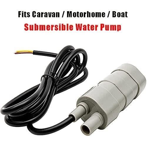 12V dränkbar vattenpump, 840 l/h, högflödespumpar för husbilar, dammar, fontäner, trädgårdar, hydrosystem