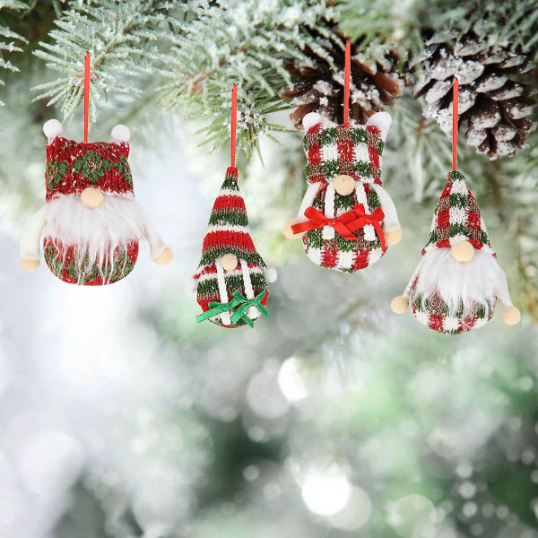 Plush Juletræspynt Juletræspynt Plush Nisse Vedhæng Charm