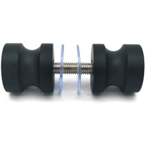 Glass Shower Door Handle, Solid Aluminum Handle for Bathroom, Round Back-to-Back Handle [GKS]