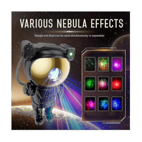 Star Projector Galaxy Night Light - Astronaut Space Projector, Starry Ceiling Lamp With Timer Remote Control GuanGuan