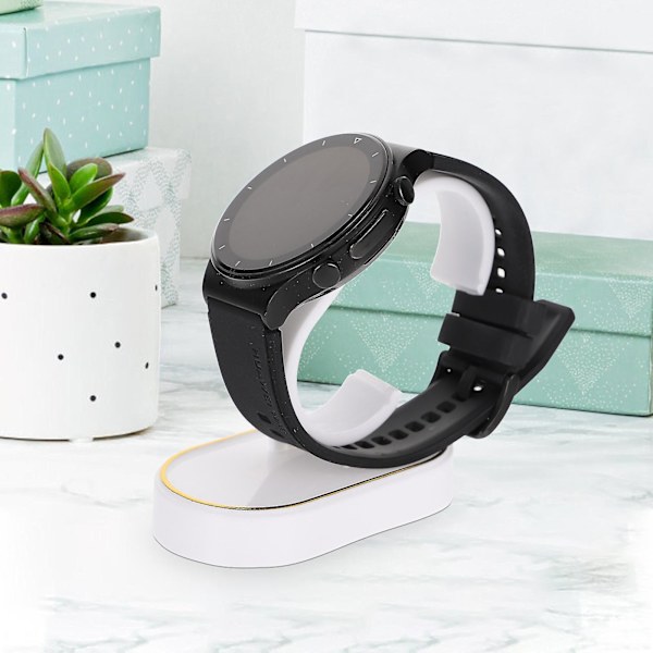 8 st Smyckes Armband Klocka Displayhållare Mynt Display Stativ Armband Hållare Rack Klocka Butik Stativ Vit 7.9X7.7CM