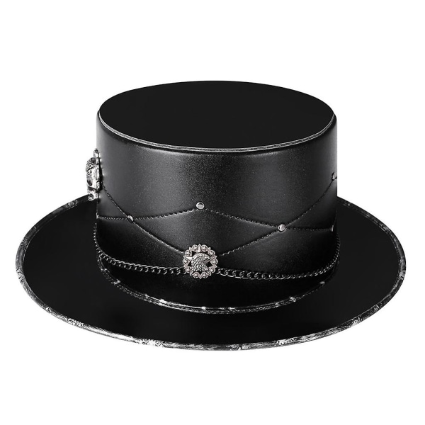 Plague Doctor-hatt Halloween-kostyme steampunk-magiker dress up-fest topphatt nattklubb