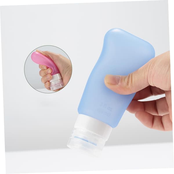 12 st reseflaskor i silikon, dispenserflaskor med dragkedja, lotion, schampo, balsam