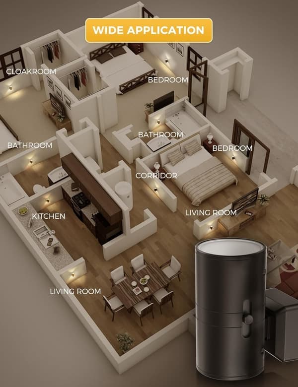 LED Night Light for Wall Socket, Dimmable Night Light, Night Light for Bedroom, Stairs, Bathroom, Toddlers