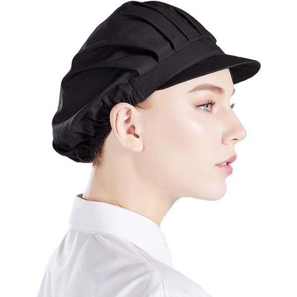 3 kpl Unisex Kokkihattu Elastisen Kokkihattu Keittiön Leivonnan Ruuanlaittohattu Miehille Naisille