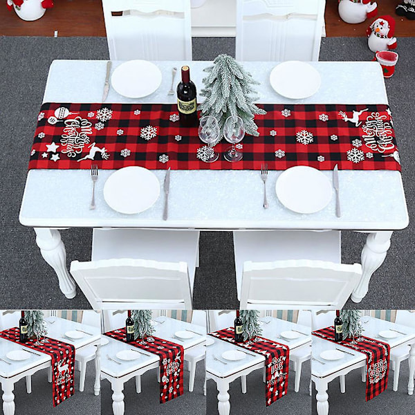 FawnChristmas Dukduk Juldukduk Duk Matplats Restaurang Borddekoration Jul Födelsedagsfest Dekoration 12 X 71 Tum Fawn