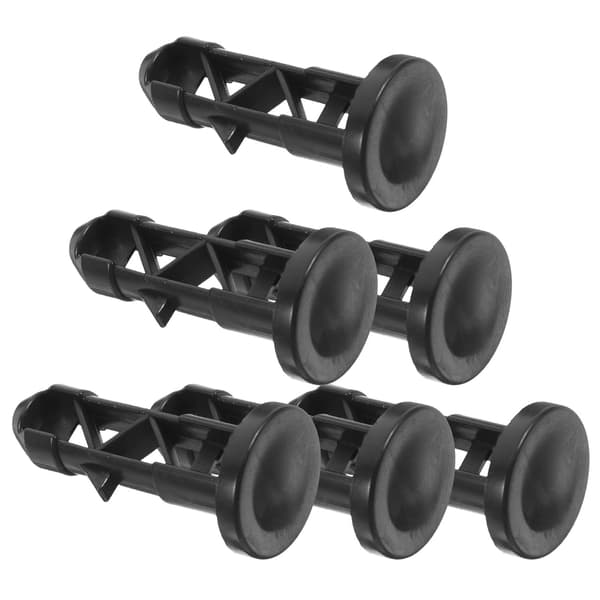 6 Pcs Trash Can Lid Link Trash Can Lid Connecting Pin Nylon Secure Lid Closure Easy to Clean Black