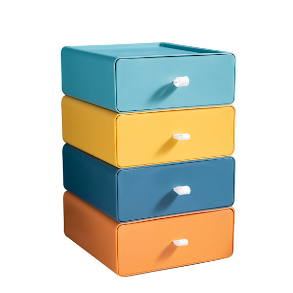 Skrivebords Skuffe Opbevaringsboks, Kosmetik Skrivebord Organizer Boks, Indbygget Skrivebordsskuffe