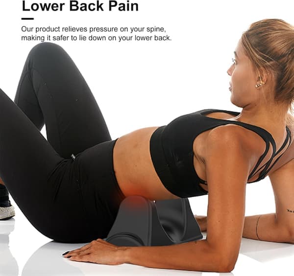 Psoas Release Tool - Hip Hook Psoas Muscle Release Tool Back Stretcher Stretching Equipment Psoas Release Tool Deep Tissue (Black) [Ho]