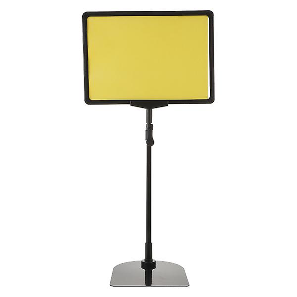 Varetagsmenu Stativ Gulv Gulvstående Skilt Holder Vare Skilt Display Stativ Poster Skilt Stativ Sort 83X30.5CM