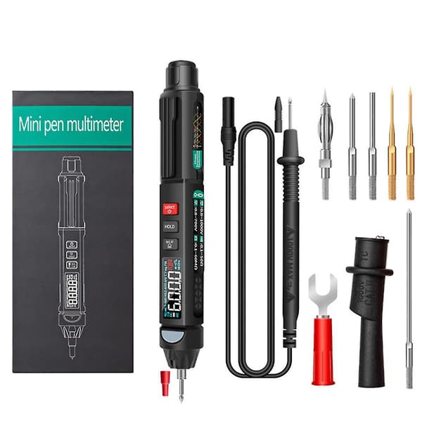 Aneng A3008 Digital 6000 tællinger Intelligent Professionel Multimeter Sensor Pen Tester Strømmåler