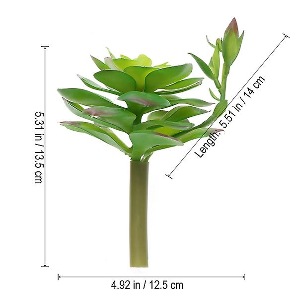 Lotusblomma Dekorativa Växter Konstgjorda Sukkulenter Plast Sukkulenter Falska Sukkulenter P Green
