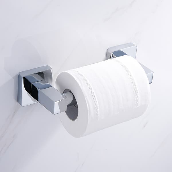 Moderne toalettpapirholder, krom