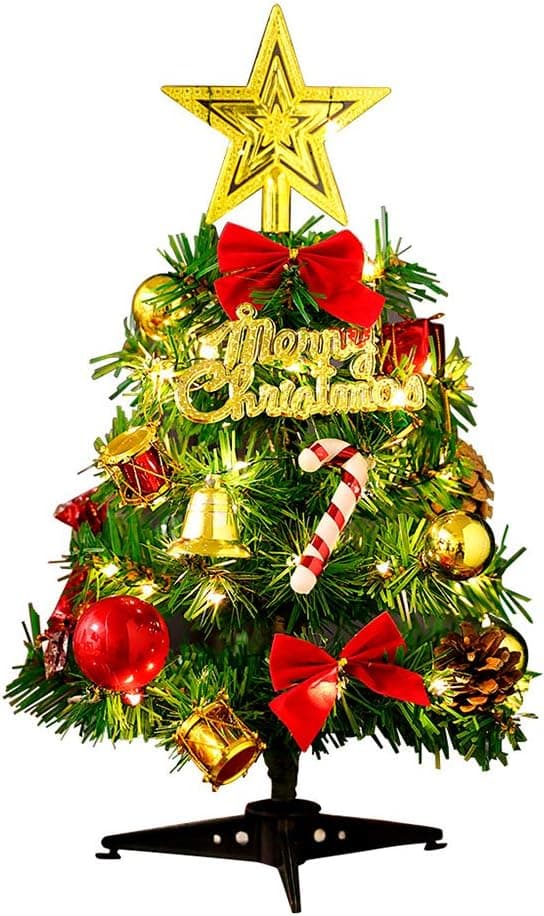 Christmas Tree Mini Christmas Tree and String Lights Wire 2M/2.18
