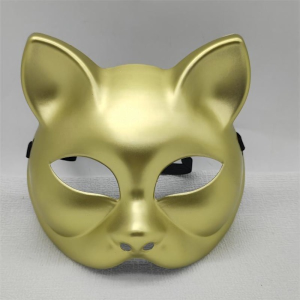 4 stk. Katte Maske Dyremaskerade Bal Katte Masker Halloween Cosplay Kostume Maske Fest Masker Rekvisitter Katte Mas